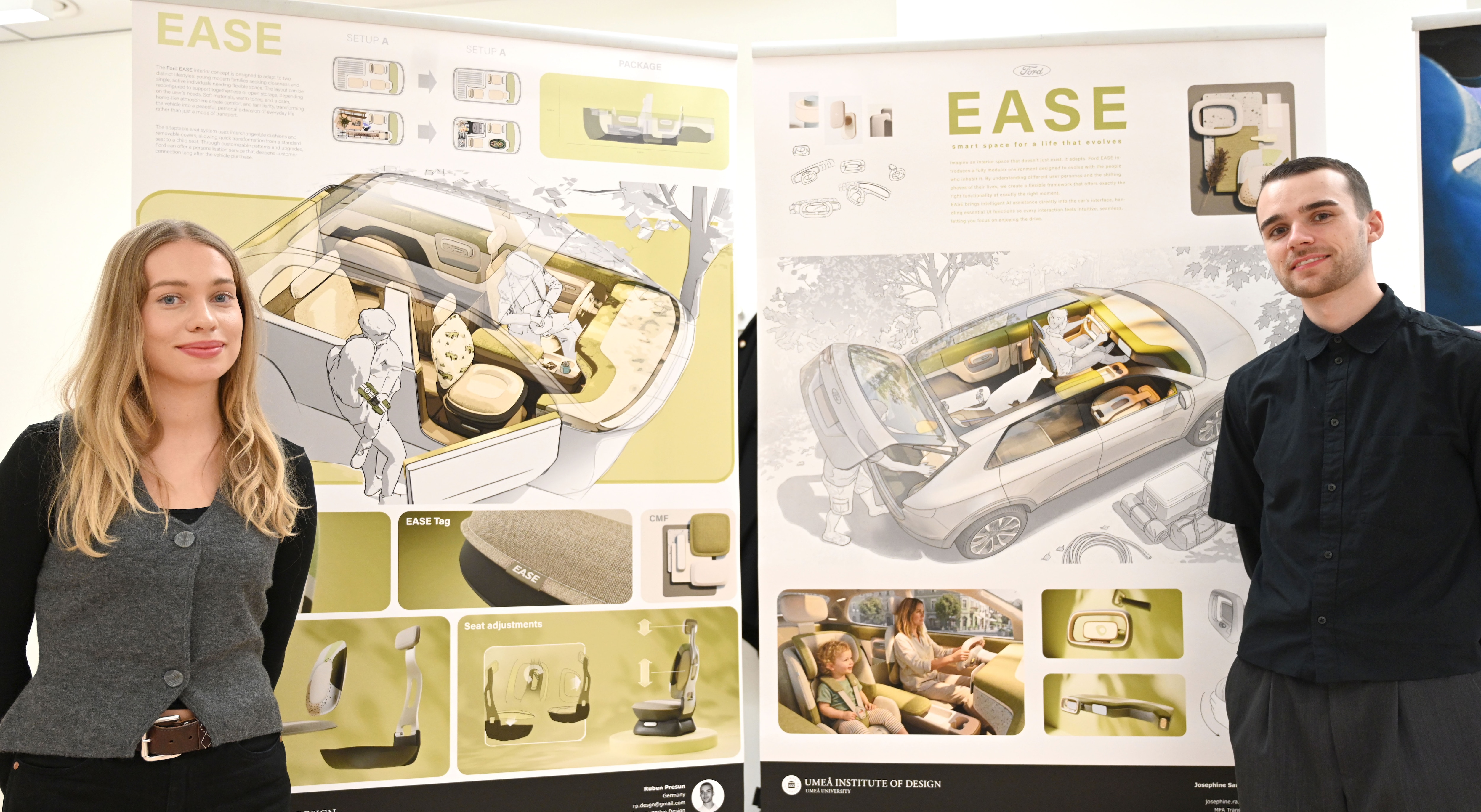 Designers: Josephine Samuelsson Wahl and Ruben Presun, MFA Transportation Design, UID